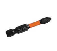 1 embout de tournevis magnétique de 50 mm avec tige hexagonale de 6,35 mm pour tournevis électriques en alliage d'acier compatible avec PH1 PH2 PH3 PHZ1 PZ2 PZ3 (PZ2)
