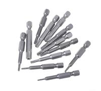 1 embout de tournevis Torx en alliage d'acier de 50 mm de long avec tige hexagonale magnétique de 6 de 35 mm, compatible avec les tournevis électriques, pneumatiques et rechargeables T40 (T8)