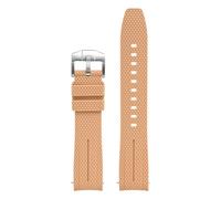 1 Embout incurvé de 20 mm for Bracelet Montre Swatch MoonSwatch Planet(Light Brown)
