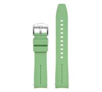 1 Embout incurvé de 20 mm for Bracelet Montre Swatch MoonSwatch Planet(Light Green)