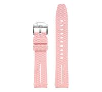 1 Embout incurvé de 20 mm for Bracelet Montre Swatch MoonSwatch Planet(Pink-White)