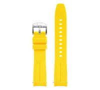 1 Embout incurvé de 20 mm for Bracelet Montre Swatch MoonSwatch Planet(Yellow)