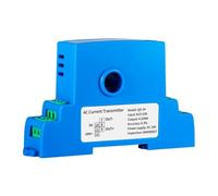 1 émetteur de courant AC/DC 8/15/12 mm trou DC24 V AC/DC 0-100 A 0-150 A jusqu'à 4-20 mA 0-20 mA 0-10 V 0-5 V Capteur de convertisseur de courant tripolaire AC/DC (12, entrée CC 0-50 A)