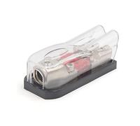 1 en 2 Out 100A Car Stereo Audio SpeakerMini ANL Porte-fusible Bloc de distribution Câblage de protection
