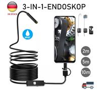 1 Endoscope Caméra Câble 2-10M Étanche IP67 LED 6pcs Android PC Inspection Tuyau .