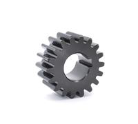 1 engrenage droit 27 dents, module 2, 45#, transmission CNC, trou 14/15/16/18/20/22/24/25 mm + rainure de clavette 5/6/8 mm pour équipement CNC(27T HOLE 18MM+KEYWAY 6MM)