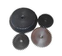 1 engrenage droit en acier de 0,8 M, module 0,8, disponible en 30, 32, 35, 40, 50 ou 60 dents, for arbre de 5 mm de diamètre.(30 Teeth)