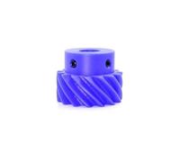 1 engrenage hélicoïdal à 2 modules 13T/15T, alésage 14/15/16/17/18/19/20 mm, engrenage conique hélicoïdal à gauche, pignon en nylon à 45° pour équipement CNC(2 Module 13T Bore 15mm+Keyway 5mm)