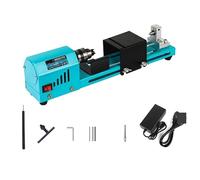 1 ensemble 150W Mini tour à bois Machine vitesse réglable outil rotatif bouddha perle tour meulage polissage bricolage bois outil 12V/24V