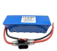 1 Ensemble 32V41F Module de redresseur Automobile supercondensateur 2.7V500F condensateur Super avec fusible d'auto-récupération de Protection(G 32V41F)