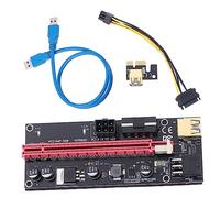 1 Ensemble Adaptateur Pcie pour Graphique Riser Card Professionnel avec Alimentation Stable et Connecteur Multi Extension Pci