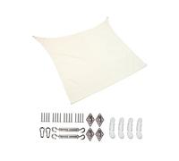 1 Ensemble Bâche de Protection Solaire Extérieure Toile UV Résistante à Eau pour Jardin Terrasse Installation Facile