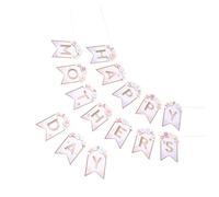 1 Ensemble Bannière de Décoration pour Mères de Fleurs Roses Violettes Ornement Suspendu pour Créer une Ambiance Festive des Souvenirs Inoubliables