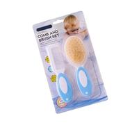 1 ensemble brosse de bain pour bébé avec poignée ergonomique, outil de lavage doux et brosse de massage pour le soin quotidien des nourrissons, peigne à cheveux et brosse de bain