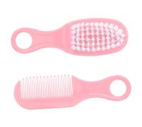 1 Ensemble Brosse Garçon Fille Kit Massage Doux pour Nourrissons Rose Favorise Circulation Sanguine Développement Cérébral