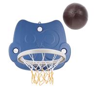 1 Ensemble Cadre De Tir De Basket-Ball, Motif Hibou, Panneau Arrière Suspendu Au Mur, Arceau De Bord, Filet De Basket-Ball Alimenté
