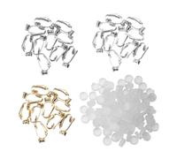 1 Ensemble Clips Oreilles Non Percés Coussinets Antidouleur de Clips Oreilles et Acier Accessoires DIY et Écouteurs