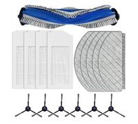 1 ensemble, Compatible pour-Ecovacs, Compatible pour-Deebot, N20 N20PLUS for accessoires d'aspirateur PRO-PLUS, Kit de tissu de filtre de brosse latérale principale(B)