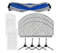 1 ensemble, Compatible pour-Ecovacs, Compatible pour-Deebot, N20 N20PLUS for accessoires d'aspirateur PRO-PLUS, Kit de tissu de filtre de brosse latérale principale