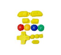 1 Ensemble Complet de Boutons pour New 3DS XL LL Kit de Touches de Remplacement Pièces de Réparation de Console (Légère Variation de Couleur) Bleu
