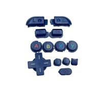 1 Ensemble Complet de Boutons pour New 3DS XL LL Kit de Touches de Remplacement Pièces de Réparation de Console (Légère Variation de Couleur) Bleu