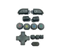 1 Ensemble Complet de Boutons pour New 3DS XL LL Kit de Touches de Remplacement Pièces de Réparation de Console (Légère Variation de Couleur) Gris
