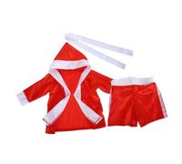 1 Ensemble Costume de Boxe pour Garçon Fille Accessoire de Photographie Newborn avec Haut Short et Ceinture pour Séances Photos Studio et Premiers Souvenirs