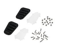 1 Ensemble Couvercle De Grille D'Admission En Plastique Noir Et Couvercle De Moteur Charnière Pour Corps De Chenille Rc 1:10 Traxxas Trx4 Trx-4