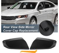 1 Ensemble Couvercles Miroir Rétroviseur Latéral Voiture En Fibre Carbone Noire Pour Remplacement Pour Chevrolet Impala 2014-20 Couvre-Garde Miroir Décoration Extérieure Garnitures