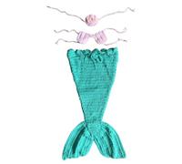 1 ensemble créatif nouveau-né Sea-maiden Photo Props Tricot Robe & Bandeau pour photographie de bébé et célébrations spéciales Accessoires de photographie créative