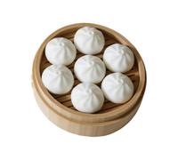1 Ensemble d ' aimants de réfrigérateur sur Le thème de la Nourriture créative, boulettes de Pain cuit à la Vapeur avec Panier, décors magnétiques pour la Maison et Les Bureaux, Tableaux Blancs de