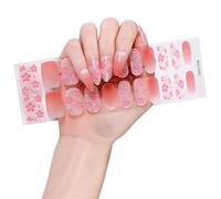 1 ensemble d ' autocollants en Gel français à la mode, adaptés sans effort femmes occupées, activités quotidiennes, utilisation rapide, autocollants pour ongles