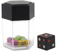 1 ensemble d'accessoires de cube magique multicolore, explosion, cube de magie, accessoire de magie, jouet amusant, gros plan, performance, blague, sécurité, nouveauté