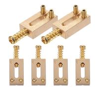 1 ensemble d'accessoires de pont électrique en cuivre, pièces selle Tremolo, réglage précis la hauteur, composants remplacement guitare