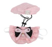 1 Ensemble D'Accessoires pour Déguisement d'anniversaire pour Animaux De Compagnie Béret pour Petits Chiens Et Chats - Ensemble Artiste Français Et Foulard Bandana -
