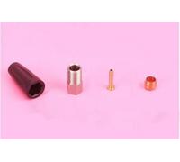 1 Ensemble D'accessoires Pour Tuyau D'huile De Frein À Disque Hydraulique De Vélo, Manchon De Colle + Vis De Pressage + Anneau De Pressage + Aiguille À Huile