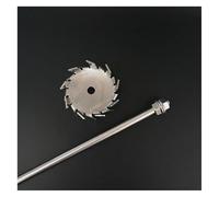 1 ensemble d'agitateurs à disque en dents de scie en acier inoxydable 304 de laboratoire de 3 à 10 cm avec tige d'agitation(7cm paddle with rod)