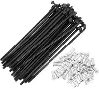 1 Ensemble De 14 Rayons De Roue De VéLo De 80 Mm De Longueur Avec 14 Mamelons De 12 Mm De Longueur