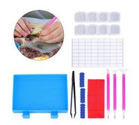 1 Ensemble De 25 Pièces Bricolage Diamant Peinture Outils Diamant Peinture Accessoires Diamant Broderie Boîte Point De Croix Outils Pour Artisanat D'art