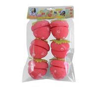 1 ensemble de bigoudis à la fraise sans chaleur pour cheveux bouclés pendant la nuit