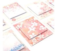 1 Ensemble De Blocs-Notes Papier Kawaii Mignon Cerise Indésirable Journal Scrapbooking Papier Rétro Décoration De Fond Papier