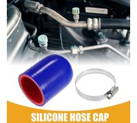 1 Ensemble De Bouchon D'Extrémité De Tuyau D'Admission Universel En Silicone De 45Mm (1,77Pouce), Voiture Pour Le Contournement Du Liquide De refroidissements, Silicone Bleu Rouge