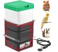 1 Ensemble de Bouteilles d'eau chauffantes pour Lapin, 35OZ, sans Goutte à Goutte, pour Lapins, Animaux, alimenté par USB, pour l'extérieur, pour Hamster, cochons d'Inde, Oiseaux