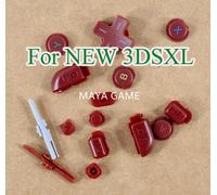 1 ensemble de boutons de remplacement colorés pour New 3DSXL 3DSLL, comprenant la croix directionnelle, les boutons A B X Y L R ZL ZR et les boutons Home ON/OFF pour New 3DS XL LL White