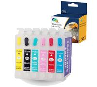 1 Ensemble de Cartouches vides Rechargeables T079, Compatible Cartouches d'encre Epson Stylus Photo 79 1400 1410 1500W P50 PX650 PX660 PX700W PX710W PX720WD PX730WD PX800 PX800FW PX810FW
