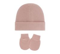 1 ensemble de casquettes et mitaines pour nouveau-nés, gants de chapeau fœtal lavables en Machine pour bébé de 0 à 3 mois, couvre-chef en tissu doux, chapeaux pour nouveau-nés