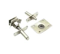 1 ensemble de charnières for porte coulissante pliante, axe Ciel et Terre, arbre à cardan for porte coulissante, porte tournante, support de charnière for moustiquaire, quincaillerie de porte(A)