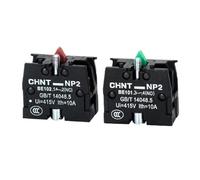 1 ensemble de contacts à bouton-poussoir accessoire NP2 interrupteur à bouton-poussoir NP2-BE101 un contact normalement ouvert BE102 10a(Normally open NP2-BE101)