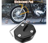 1 Ensemble de coussin de Béquille de Stationnement pour Moto pour Honda DAX ST125 Noir