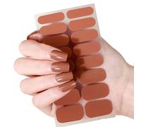1 Ensemble De Décalcomanies Imperméables Pour Ongles Couleurs Unies Assorties Application Rapide Comprend Une Lime Pas Besoin D'outils Pour Un Usage Quotidien Multicolore